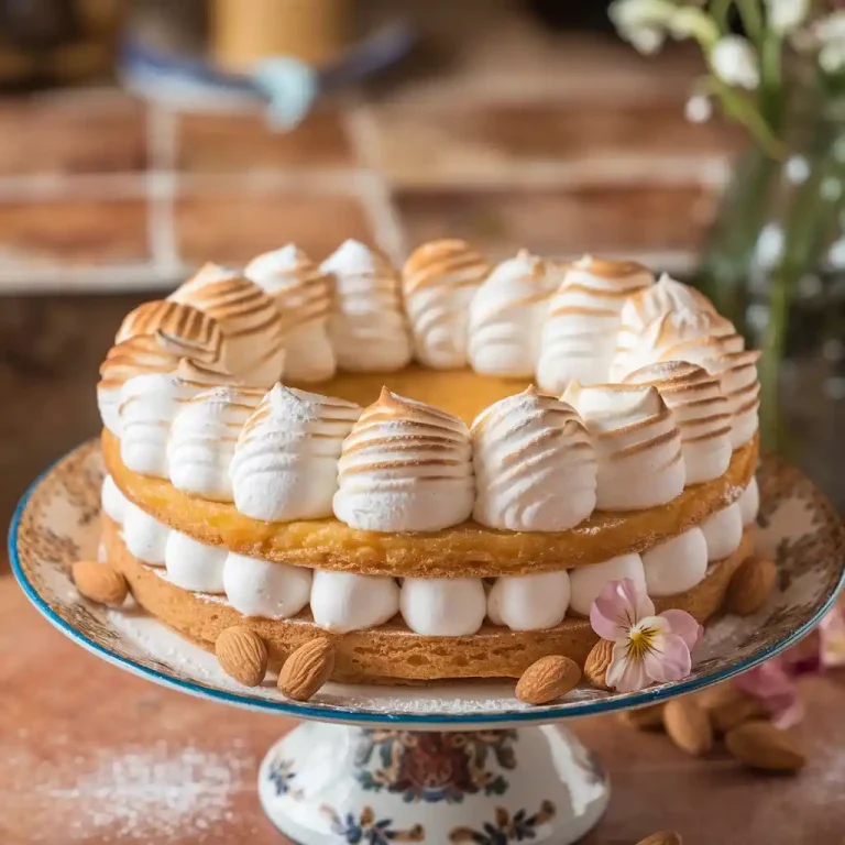 Pastel de merengue y nata o Cardenal de Lloseta