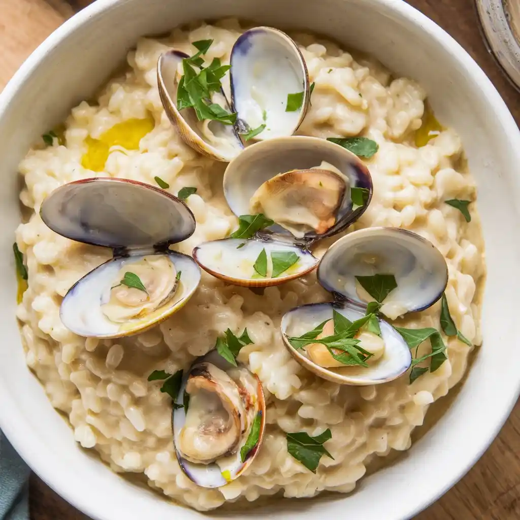 Falso risotto con almejas