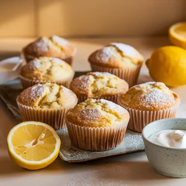 Magdalenas de yogur de limón de mi abuela
