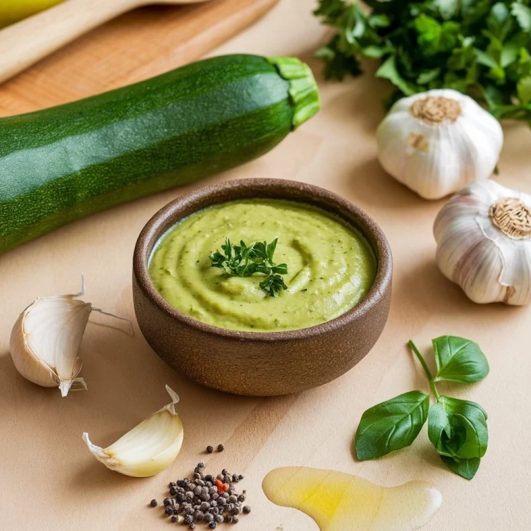 Salsa de calabacín sin nata y sin harina