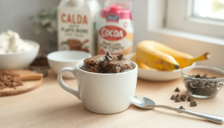 Mug cake sans oeuf : la recette prête en 5 minutes au micro-ondes