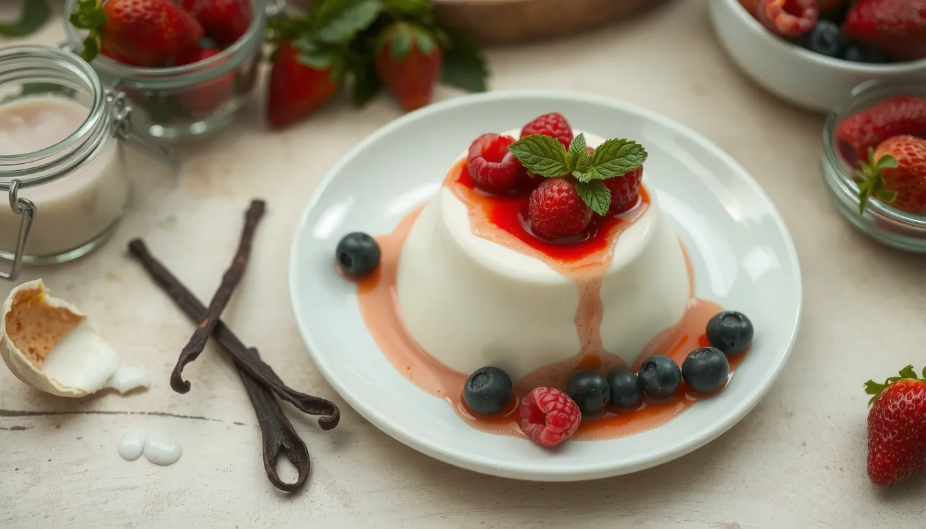 panna cotta recette facile