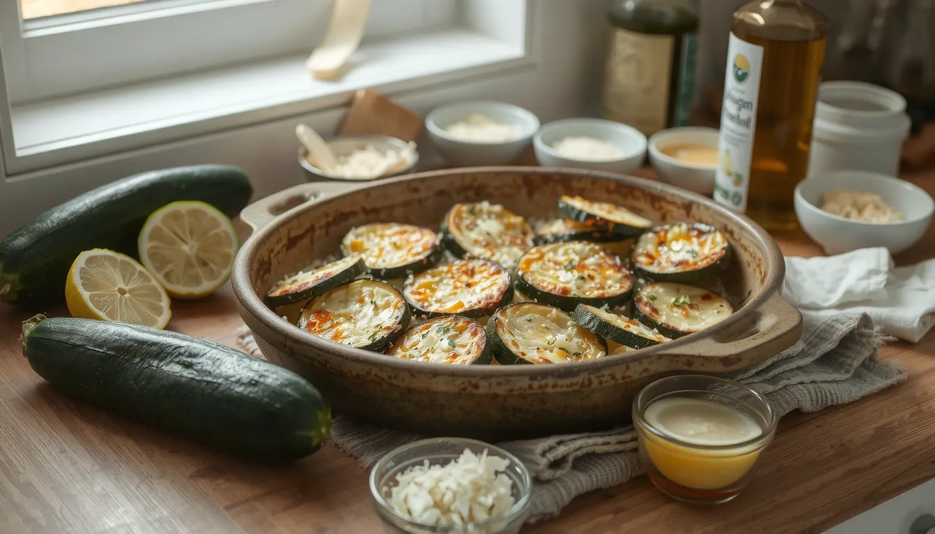recette courgettes au four