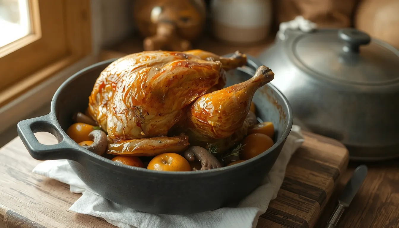 recette pintade en cocotte